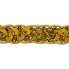 Thea Sequin Braid Cord Trim, 1/2-Inch Versatile Sequins for Crafts, Durable S.