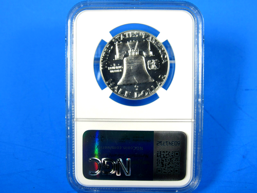 1955 to 1963 P, 9-Coin Set, Franklin Half Dollars NGC Pf 67, Very Nice #4 - Picture 6 of 16