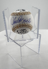 Lance Parrish Signed Gold Glove Baseball Tigers Autograph MLB Beckett Witnessed