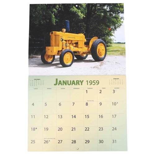 Calendario John Deere 2026 vintage con tractores 1959 - Imagen 2 de 9