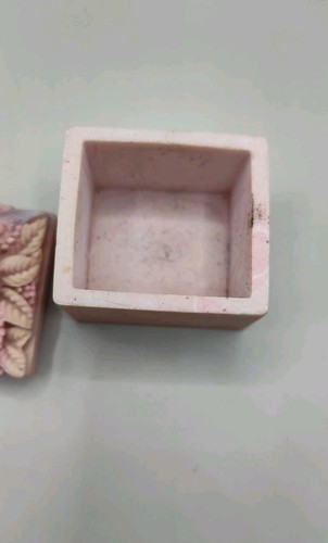 Piccola portagioie in ceramica floreale rosa - Foto 6 di 10