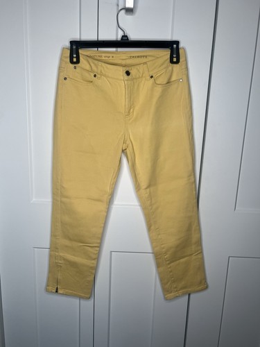 Talbots Signature Crop Zipper Ankle Jeans women's size 8