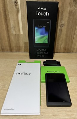 OneKey Touch Crypto Hardware Wallet - 4 EAL 6+ Highest Security Chips-Unlocked