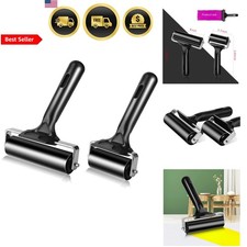 Rubber Roller Brayer Set Printmaking Ink Rollers 2.2 4 Inch Craft Stamping Su...
