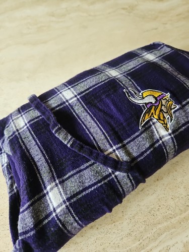Men's MINNESOTA VIKINGS SLEEP LOUNGE PAJAMAS PANTS FLANNEL Medium - Picture 17 of 18