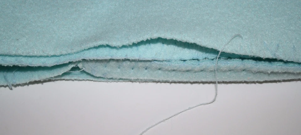 Manta de bebé azul aguamarina suave verde polar amarillo mariposa borde cosido Lovey Foto 3 de 4