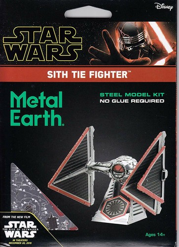 Metal Earth Star Wars SITH TIE FIGHTER The Rise of Skywalker 3D Steel Model Kit - Picture 1 of 7
