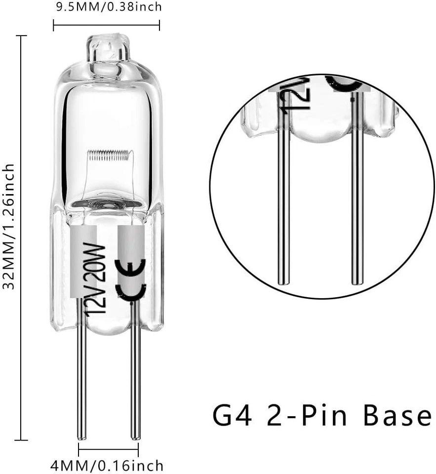 12pcs G4 LED Light Bulb 20W 12Volt Bi Pin Base Lamps Halogen Light Bulb Replace - Image 2 of 4