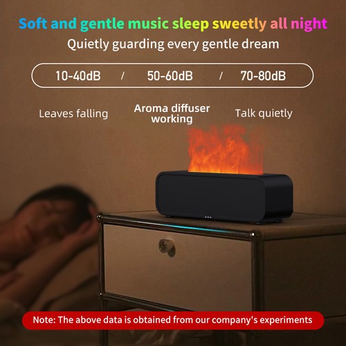 Oil Humidifiers for Bedroom Simulation Flame Aromatherapy Machine with Remote US - Picture 9 of 11