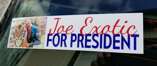 Calcomanía/pegatina Joe Exotic for President - Tiger King - Make America Exotic Again - Imagen 2 de 3