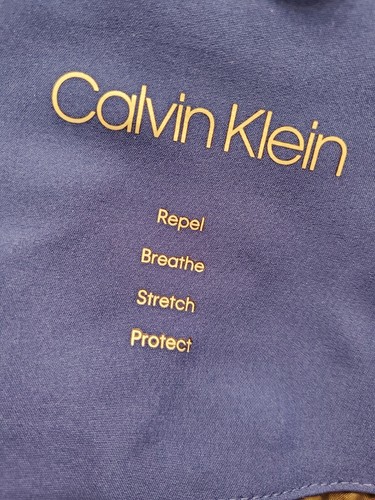 Calvin Klein Womens Jacket Coat Size 3X Blue Water Repellent NEW - Picture 2 of 9