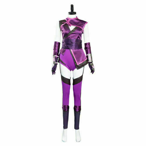 Mortal Kombat 11 Mileena Cosplay Kostüm Halloween Anzug Komplettset {# - Bild 3 von 8