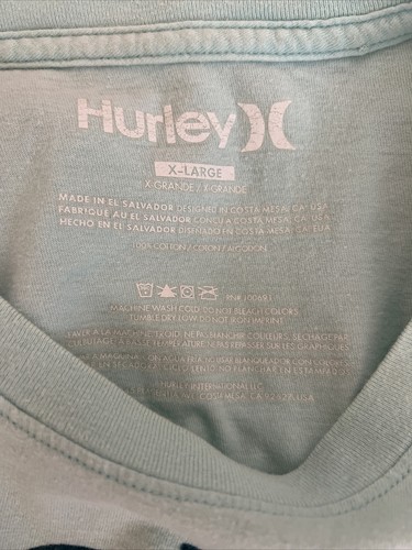 Hurley Aloha Alo)(a Hawaii Hawaiian AquaBlue XL X-Large T-Shirt - Picture 5 of 5
