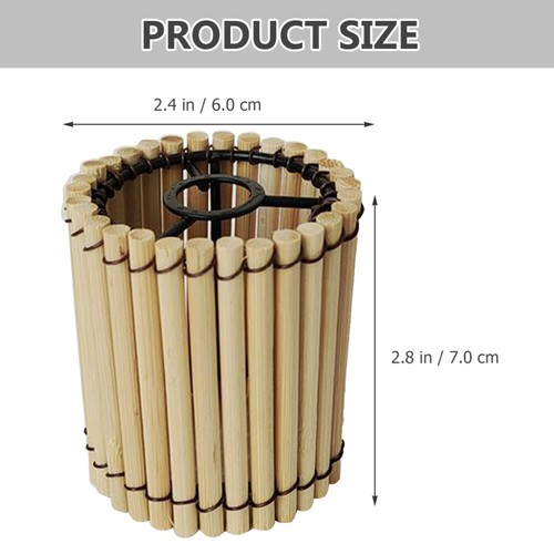 Vintage Pendant Light Rattan Lamp Shade Bamboo Lampshade Shades - Picture 11 of 11