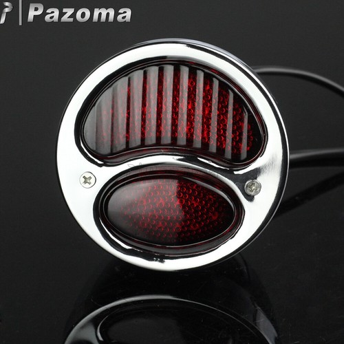 LED Taillight Rear Brake Lamp Red Light For Ford Model A Duolamp Bobber Chopper - Picture 12 of 27