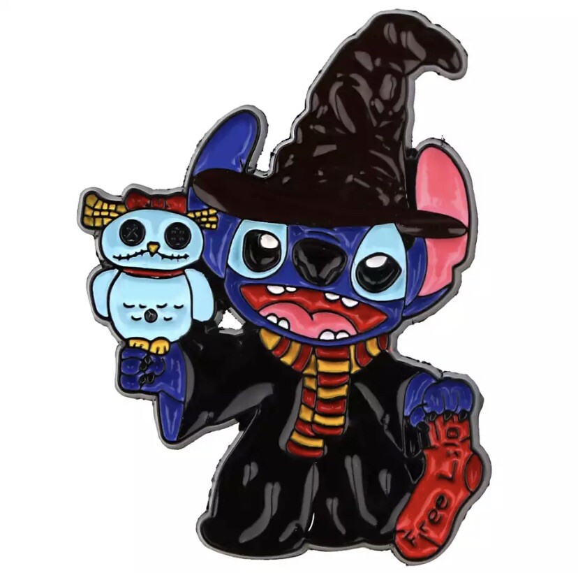 Enamel Pin, Stitch Witch