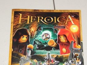 Lego 3859 Heroica Caverns of Nathuz Game Rules Book Only 2011