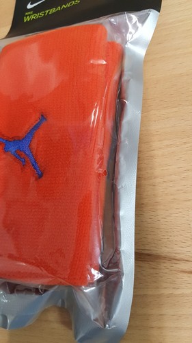 Nike Jordan Basketball Tennis Wristbands Unisex Orange jumpman - Picture 4 of 4