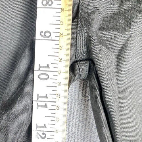 Dexter Pants Mens W32 L32 Slim Straight Chino Black Mid Rise Zip Fly Workwear - Picture 3 of 12