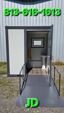 New HD Semi-Permanent Portable Restroom Bathroom Single Toilet or wheelchair