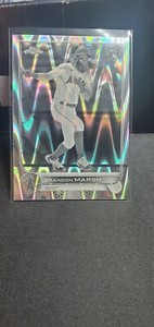 Brandon Marsh 2022 Topps Chrome Sonic Black & White RayWave Rookie Card RC #133