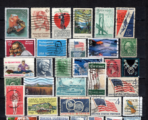 USA - Albumseite alte Briefmarken #1 - Bild 2 von 3
