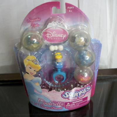 Squinkies Cinderella Bracelet Disney Princess Series, NEW FACTORY SEALED