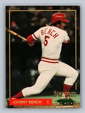 1993 Spectrum Diamond Club Promos /10,000 Johnny Bench #NNO Cincinnati Reds
