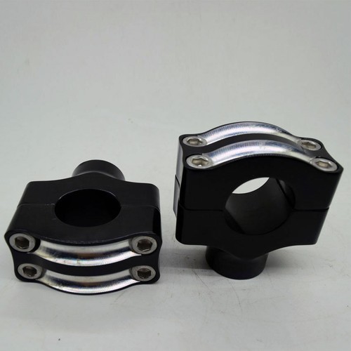 Riser Guidon Noirs Basses harley davidson Custom Bobber Sportster Dyna Softail - Bild 3 von 12