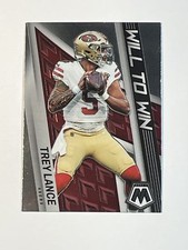2022 Panini Mosaic #WW-11 Trey Lance Will to Win
