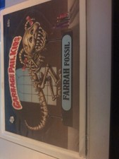 garbage pail kids farrah fossil