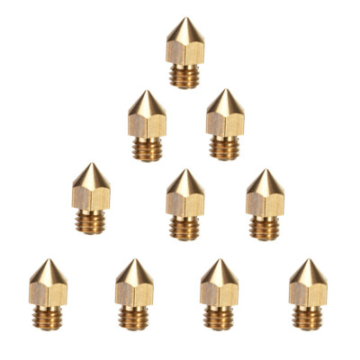 3D Printer Extruder Nozzle 10PCS 0.4mm MK8 for Creality Ender-3/3 Pro/3 V2 