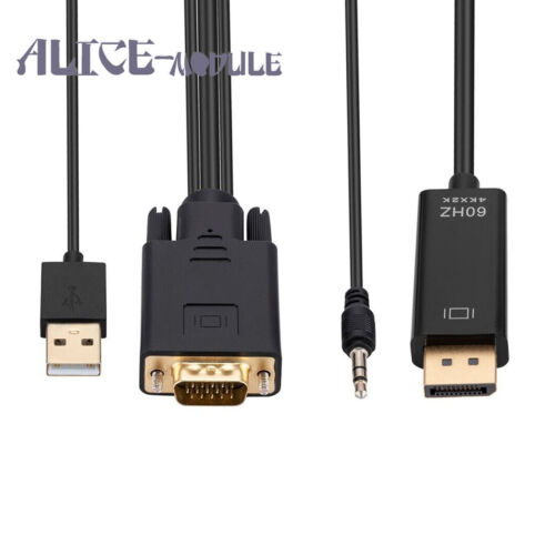 Convertitore video da VGA A grande DP 1,8 m convertitore da VGA A DP VGA a Displayport - Foto 5 di 6