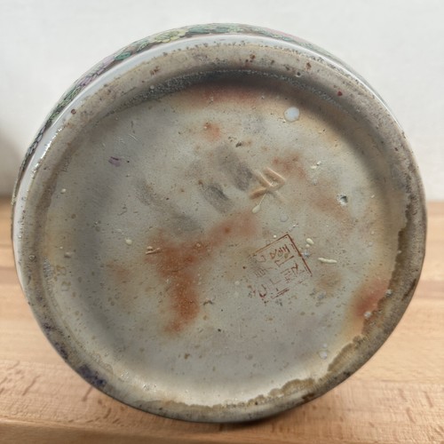 ANTIKE FEINE SELTENE CHINESISCHE FAMILIE GRÜNE MÜTZE SCHIRM STÄNDER VASE C1875 REGIERUNGSMARKEN - Bild 8 von 9