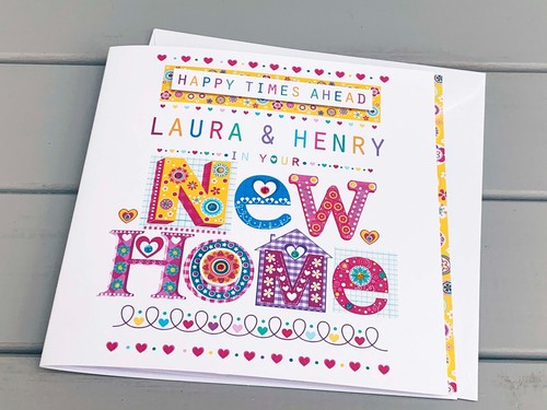 Tarjeta personalizada New Home. Tarjeta de casa de mudanza personalizada especial nueva tarjeta de inicio  - Imagen 11 de 11