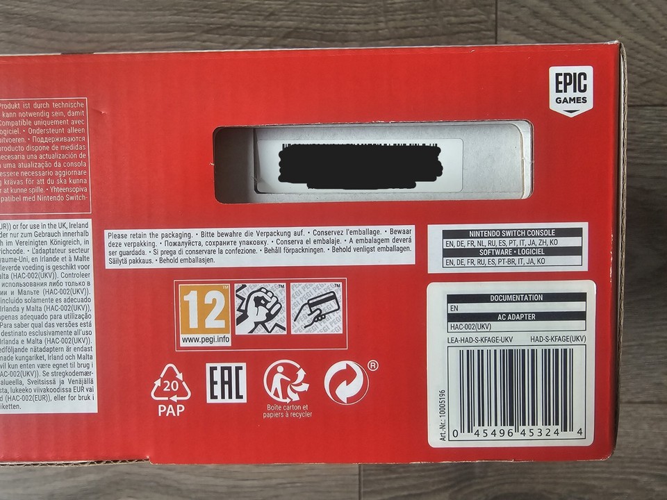 Nintendo Switch Fortnite Special Edition 32GB Includes WildCat Bundle