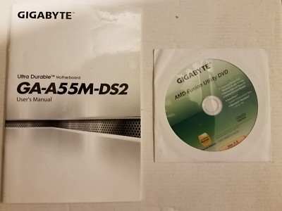 Gigabyte GA-A55M-DS2 Manual Drivers and Utilities CD/DVD