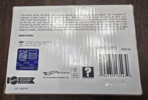 Hot Wheels 2024 RLC Exclusive '61 Lincoln Continental True Black JFK *NUOVO* - Foto 8 di 8