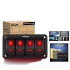 Industrial Rocker Switches for 26-30 1-10 Circuits