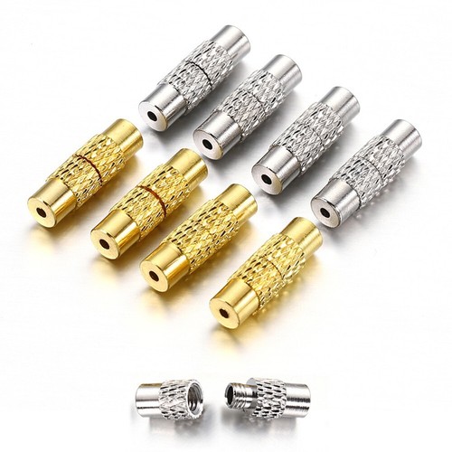 Juego de 20 piezas 3,8 mm * 13 mm color oro/plata cobre nuevo duradero N??tzlich - Imagen 11 de 21