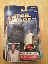 Star Wars Attack of the Clones Anakin Skywalker Figure 2001  NEW