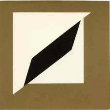 Medium Abstract Painting 2x2 ft. Post-Modernism Geometric Demrin OOAK NEW