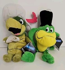 WARNER BROTHERS STUDIO STORE "TOUCHE TURTLE" "MJ Frog" Plush NWTs