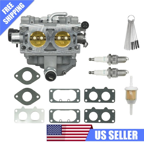 For Honda GX630R GX630RH GX630 V Twin Cylinder Carb Carburetor Kit 16100Z9E033