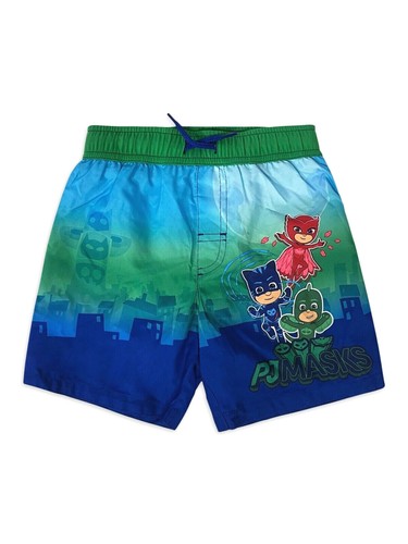 PJ Masks Toddler Boy Swim Trunks, Green, 3T - Picture 1 of 2