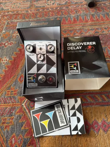 Maestro Electronics Discoverer Delay Analog True Bypass Guitar Effects Pedal