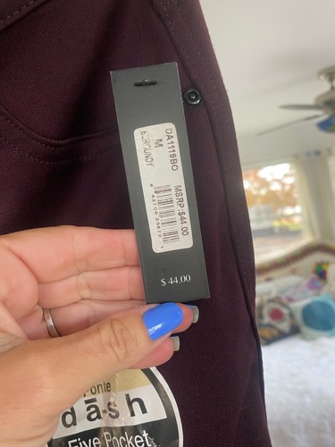 Dash Maroon Pants-five pocket  M - Picture 4 of 6