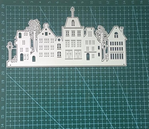 Gebäude Haus Metall Stanzformen Scrapbooking Handarbeit Schablone Zum Selbermachen Karte Machen  - Bild 2 von 3