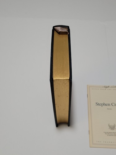 Stephen Crane, Stories, Franklin Library Full Leather Limited Edition 1982 EX+ - Picture 5 of 10