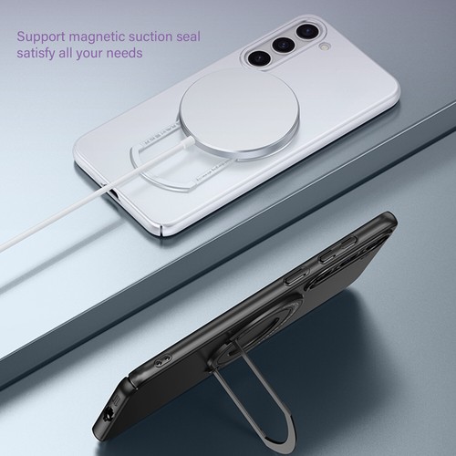 For Samsung Galaxy S24 S23 Magnetic MagSafe Case Shockproof Ring Stand Cover - Picture 7 of 42